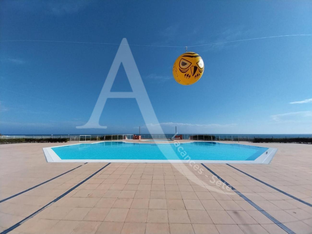 Studio 4 Pers, Pkg, 1Ere Ligne Mer, Piscine, Tennis Сет Екстериор снимка