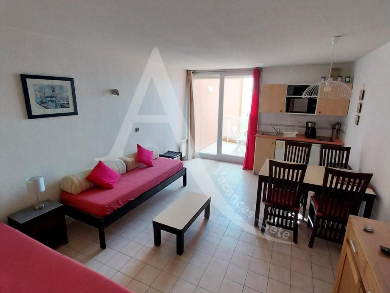 Studio 4 Pers, Pkg, 1Ere Ligne Mer, Piscine, Tennis Сет Екстериор снимка