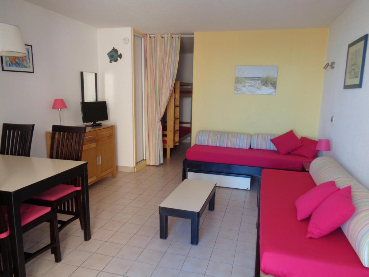 Studio 4 Pers, Pkg, 1Ere Ligne Mer, Piscine, Tennis Сет Екстериор снимка